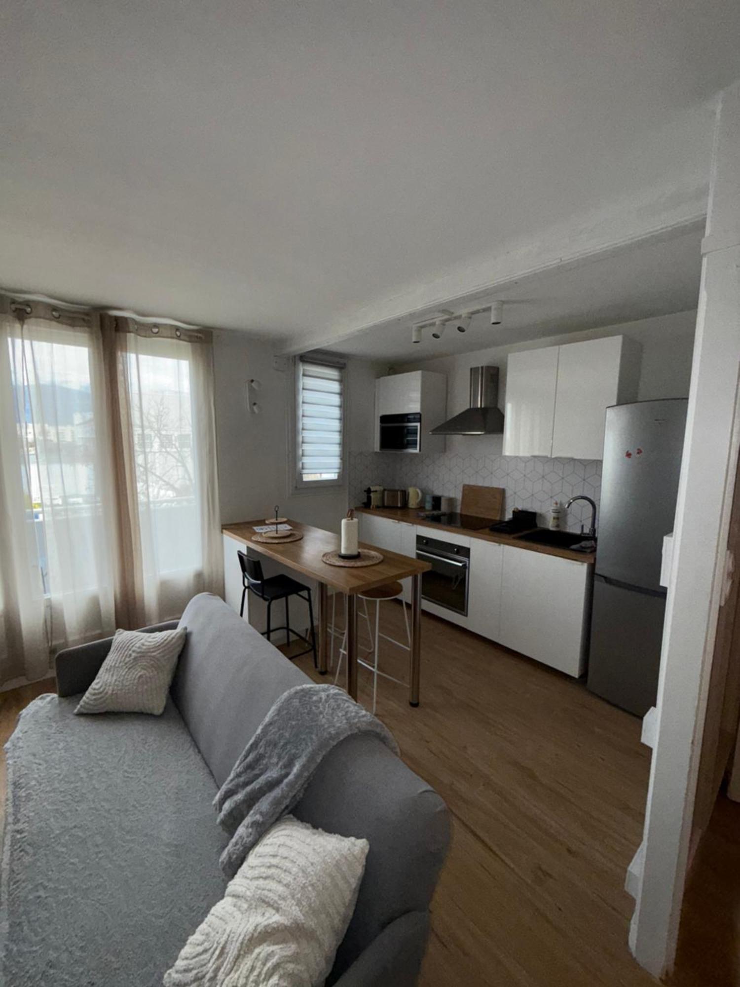 Ferienwohnung Superbe Duplex Avec Parking Gratuit Grenoble Exterior foto